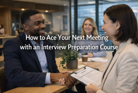 Interview preparation in action