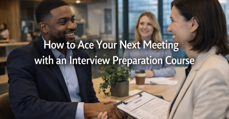 Interview preparation in action