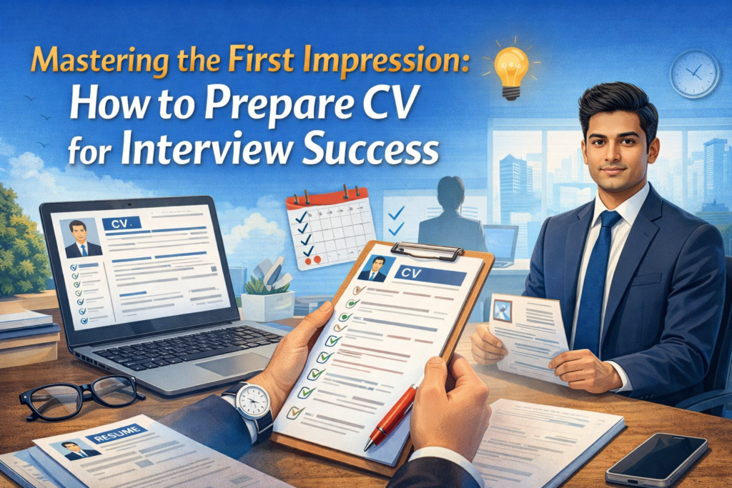 how to prepare cv for interview​