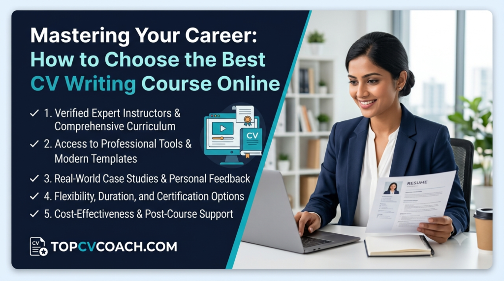 Mastering Your Career: How to Choose the Best CV Writing Course Online