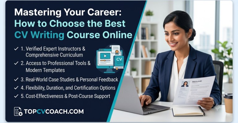 Mastering Your Career: How to Choose the Best CV Writing Course Online